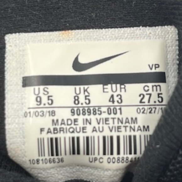 Nike‎ Flex Experience RN7 Running Shoe In Black Men’s Size 9.5 - Picture 9 of 10